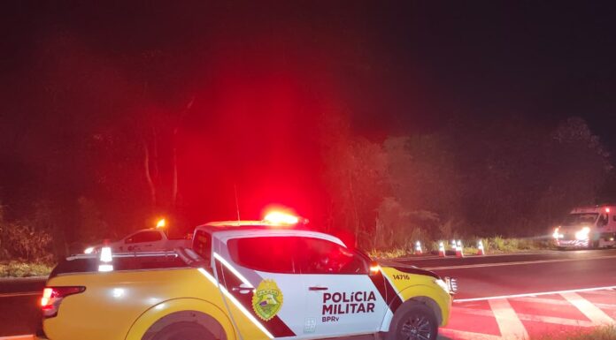 Região: Pedestre que caminhava pela PR-323 morre atropelado por caminhão