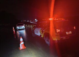 PR-317: Motorista embriagado bate contra viatura da Polícia Rodoviária Estadual